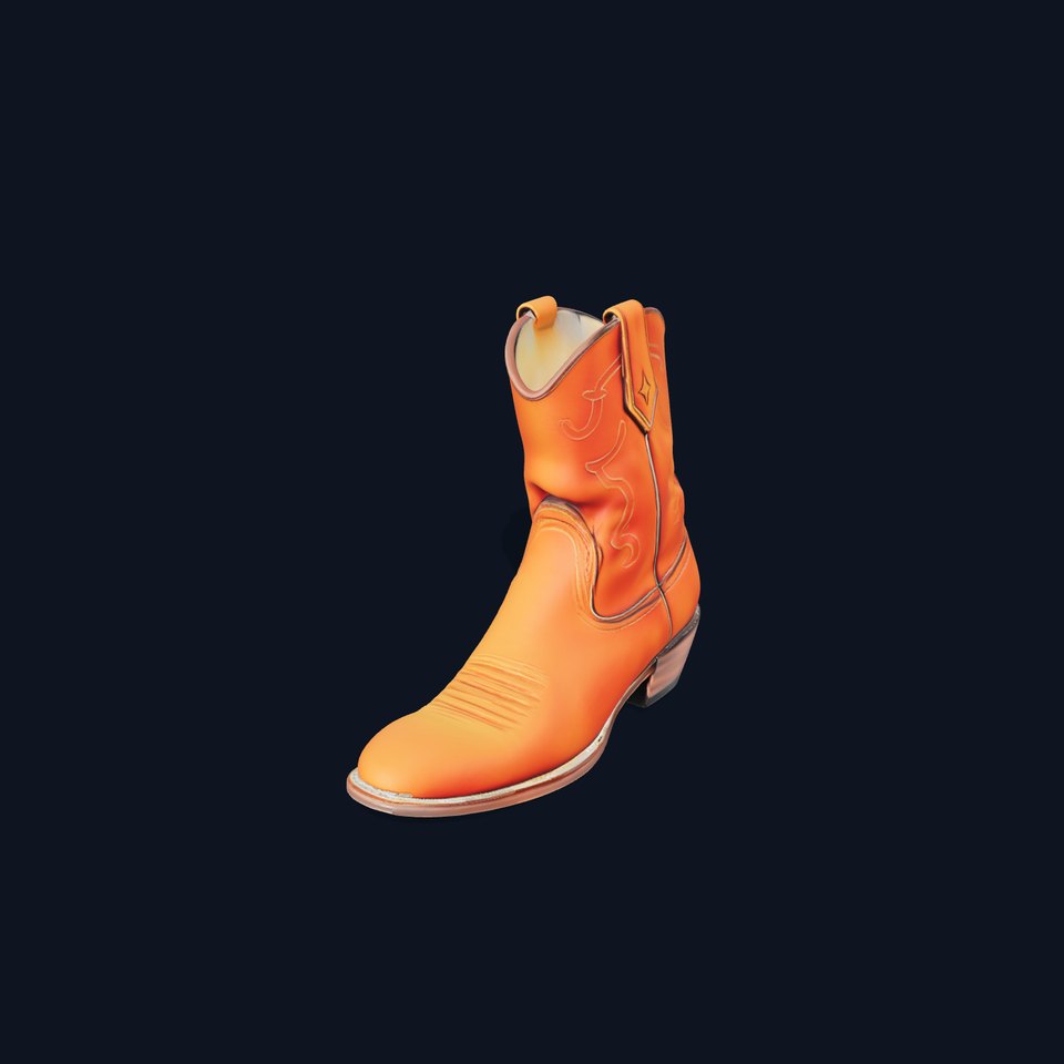Cowboy Boot D Model Pack